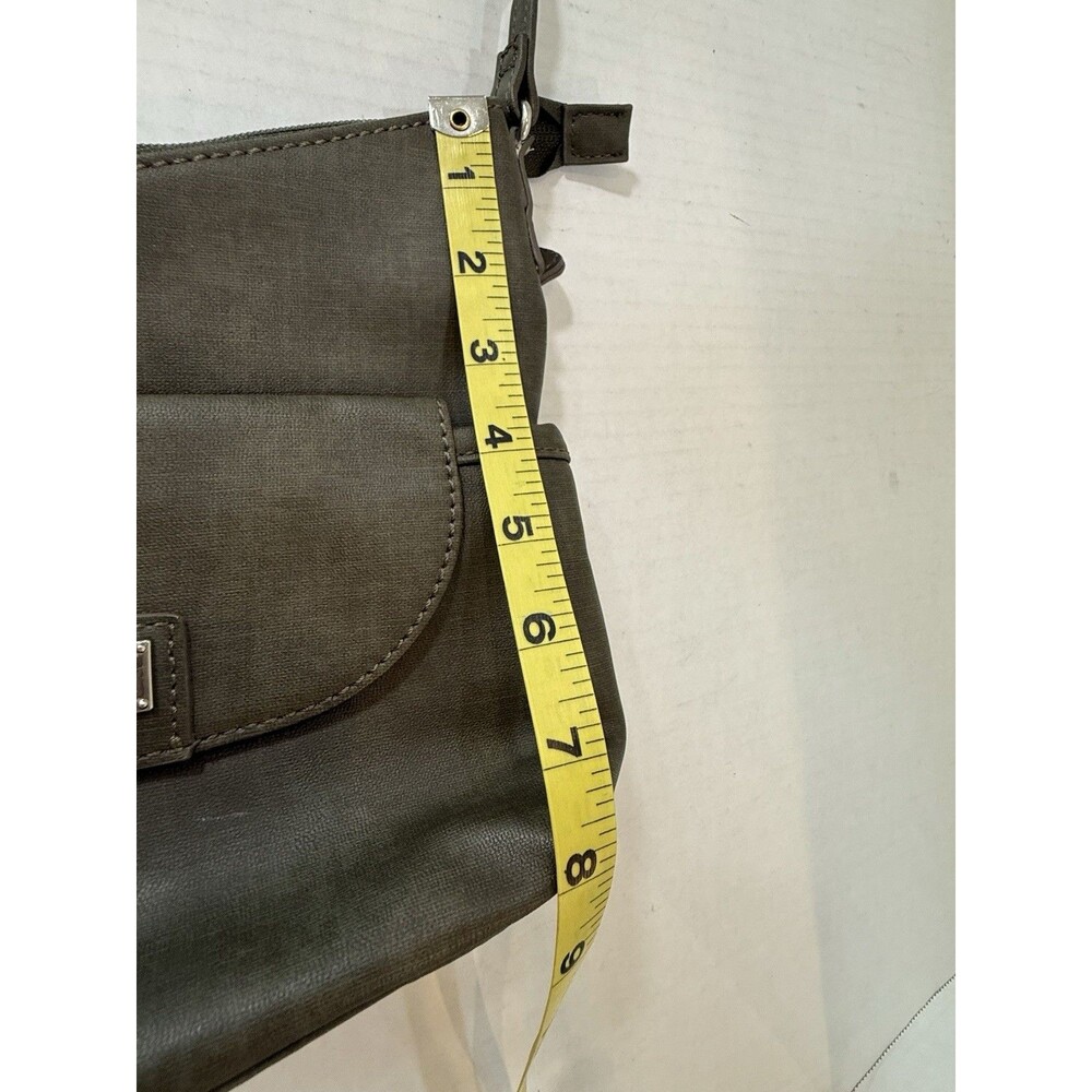 MultiSac Vista Adjustable‎ Crossbody Shoulder Strap Vegan Leather Olive Green - Picture 8 of 16